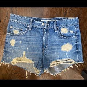 Lovers + Friends Dylan Boyfriend Denim shorts
